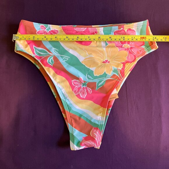NWT Billabong Chasin Sunbeams High Rise Bikini Bottom size S - Picture 11 of 12